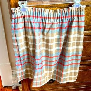 J Crew Plaid Sidewalk skirt